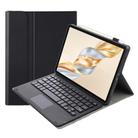 For Honor Pad X9 Pro 11.5 AH28-A Ultra-thin Detachable Bluetooth Keyboard Leather Tablet Case with Touchpad(Black) - 1