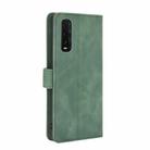 For OPPO Find X2 Solid Color Skin Feel Magnetic Buckle Horizontal Flip Calf Texture PU Leather Case with Holder & Card Slots & Wallet(Green) - 3
