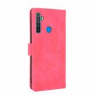 For OPPO Realme 5 Pro / Realme Q Solid Color Skin Feel Magnetic Buckle Horizontal Flip Calf Texture PU Leather Case with Holder & Card Slots & Wallet(Rose Red) - 3