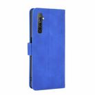 For OPPO Realme 6 Solid Color Skin Feel Magnetic Buckle Horizontal Flip Calf Texture PU Leather Case with Holder & Card Slots & Wallet(Blue) - 3