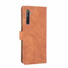 For OPPO Realme 6 Solid Color Skin Feel Magnetic Buckle Horizontal Flip Calf Texture PU Leather Case with Holder & Card Slots & Wallet(Brown) - 3