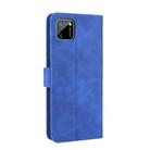 For OPPO Realme C11 Solid Color Skin Feel Magnetic Buckle Horizontal Flip Calf Texture PU Leather Case with Holder & Card Slots & Wallet(Blue) - 3