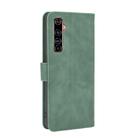 For OPPO Realme X50 Pro / X50 Pro 5G Solid Color Skin Feel Magnetic Buckle Horizontal Flip Calf Texture PU Leather Case with Holder & Card Slots & Wallet(Green) - 3