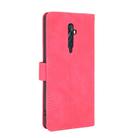 For OPPO Reno2 Z / F Solid Color Skin Feel Magnetic Buckle Horizontal Flip Calf Texture PU Leather Case with Holder & Card Slots & Wallet(Rose Red) - 3