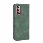 For OPPO Reno4 Pro 5G Solid Color Skin Feel Magnetic Buckle Horizontal Flip Calf Texture PU Leather Case with Holder & Card Slots & Wallet(Green) - 3