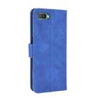 For OPPO Reno A Solid Color Skin Feel Magnetic Buckle Horizontal Flip Calf Texture PU Leather Case with Holder & Card Slots & Wallet(Blue) - 3