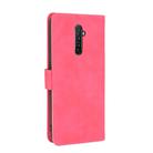 For OPPO Reno Ace / Realme X2 Pro Solid Color Skin Feel Magnetic Buckle Horizontal Flip Calf Texture PU Leather Case with Holder & Card Slots & Wallet(Rose Red) - 3