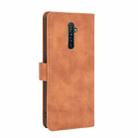 For OPPO Reno Ace / Realme X2 Pro Solid Color Skin Feel Magnetic Buckle Horizontal Flip Calf Texture PU Leather Case with Holder & Card Slots & Wallet(Brown) - 3