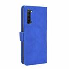 For OPPO Reno3 5G / Find X2 Lite Solid Color Skin Feel Magnetic Buckle Horizontal Flip Calf Texture PU Leather Case with Holder & Card Slots & Wallet(Blue) - 3