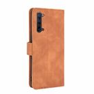 For OPPO Reno3 5G / Find X2 Lite Solid Color Skin Feel Magnetic Buckle Horizontal Flip Calf Texture PU Leather Case with Holder & Card Slots & Wallet(Brown) - 3