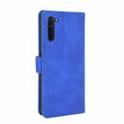 For OPPO Reno3 A(Japanese Version) Solid Color Skin Feel Magnetic Buckle Horizontal Flip Calf Texture PU Leather Case with Holder & Card Slots & Wallet(Blue) - 3