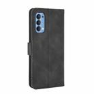 For OPPO Reno4 5G Solid Color Skin Feel Magnetic Buckle Horizontal Flip Calf Texture PU Leather Case with Holder & Card Slots & Wallet(Black) - 3