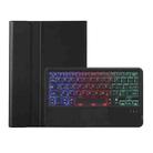 For Honor Pad X9 Pro 11.5 AH28-AS Ultra-thin Detachable Backlight Bluetooth Keyboard Leather Tablet Case with Touchpad(Black) - 2