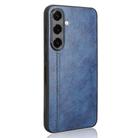 For Samsung Galaxy S25+ 5G Cow Pattern Sewing Back Cover Phone Case(Blue) - 3