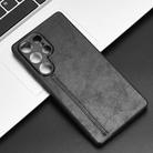 For Samsung Galaxy S25 Ultra 5G Cow Pattern Sewing Back Cover Phone Case(Black) - 2