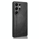 For Samsung Galaxy S25 Ultra 5G Cow Pattern Sewing Back Cover Phone Case(Black) - 3