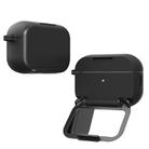 For AirPods Pro 2 Mirror Stand Silicone Earphones Protective Case(Black) - 2