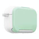 For AirPods 3 Mirror Stand Silicone Earphones Protective Case(Green) - 1