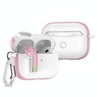 For AirPods Pro Colorful Lock Earphones Protective Case(Pink) - 1