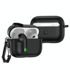 For AirPods Pro 2 Colorful Lock Earphones Protective Case(Black) - 1