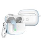 For AirPods Pro 2 Colorful Lock Earphones Protective Case(Light Blue) - 1
