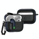 For AirPods Pro 2 Colorful Lock Earphones Protective Case(Navy Blue) - 1