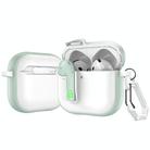For AirPods 4 Colorful Lock Earphones Protective Case(Green) - 1