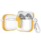 For AirPods 4 Colorful Lock Earphones Protective Case(Yellow) - 1