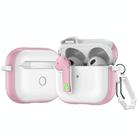 For AirPods 3 Colorful Lock Earphones Protective Case(Pink) - 1