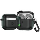For AirPods 3 Colorful Lock Earphones Protective Case(Army Green) - 1