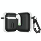 For AirPods 2 Colorful Lock Earphones Protective Case(White) - 1