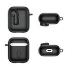 For AirPods 2 Colorful Lock Earphones Protective Case(Purple) - 2