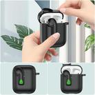 For AirPods 2 Colorful Lock Earphones Protective Case(Purple) - 3