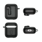 For AirPods 2 Colorful Lock Earphones Protective Case(Army Green) - 2
