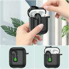 For AirPods 2 Colorful Lock Earphones Protective Case(Army Green) - 3