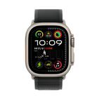 For Apple Watch 42mm / 41mm / 40mm / 38mm Trail Loop Nylon Watch Band(Black + Natural Titanium Finish) - 2
