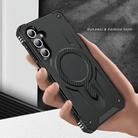 For Samsung Galaxy A15 5G / 4G Straship MagSafe TPU Hybrid PC Phone Case(Black) - 3