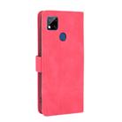 For Xiaomi Redmi 9C Solid Color Skin Feel Magnetic Buckle Horizontal Flip Calf Texture PU Leather Case with Holder & Card Slots & Wallet(Rose Red) - 3
