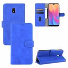 For Xiaomi Redmi 8A Solid Color Skin Feel Magnetic Buckle Horizontal Flip Calf Texture PU Leather Case with Holder & Card Slots & Wallet(Blue) - 1