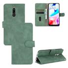 For Xiaomi Redmi 8 Solid Color Skin Feel Magnetic Buckle Horizontal Flip Calf Texture PU Leather Case with Holder & Card Slots & Wallet(Green) - 1