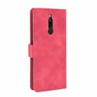 For Xiaomi Redmi 8 Solid Color Skin Feel Magnetic Buckle Horizontal Flip Calf Texture PU Leather Case with Holder & Card Slots & Wallet(Rose Red) - 3