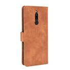 For Xiaomi Redmi 8 Solid Color Skin Feel Magnetic Buckle Horizontal Flip Calf Texture PU Leather Case with Holder & Card Slots & Wallet(Brown) - 3