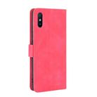 For Xiaomi Redmi 9A Solid Color Skin Feel Magnetic Buckle Horizontal Flip Calf Texture PU Leather Case with Holder & Card Slots & Wallet(Rose Red) - 3