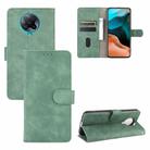 For Xiaomi Redmi K30 Pro Solid Color Skin Feel Magnetic Buckle Horizontal Flip Calf Texture PU Leather Case with Holder & Card Slots & Wallet(Green) - 1