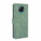 For Xiaomi Redmi K30 Pro Solid Color Skin Feel Magnetic Buckle Horizontal Flip Calf Texture PU Leather Case with Holder & Card Slots & Wallet(Green) - 3