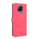 For Xiaomi Redmi K30 Pro Solid Color Skin Feel Magnetic Buckle Horizontal Flip Calf Texture PU Leather Case with Holder & Card Slots & Wallet(Rose Red) - 3