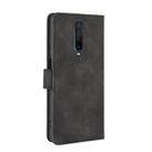 For Xiaomi Redmi K30 Solid Color Skin Feel Magnetic Buckle Horizontal Flip Calf Texture PU Leather Case with Holder & Card Slots & Wallet(Black) - 3