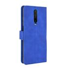 For Xiaomi Redmi K30 Solid Color Skin Feel Magnetic Buckle Horizontal Flip Calf Texture PU Leather Case with Holder & Card Slots & Wallet(Blue) - 3