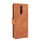 For Xiaomi Redmi K30 Solid Color Skin Feel Magnetic Buckle Horizontal Flip Calf Texture PU Leather Case with Holder & Card Slots & Wallet(Brown) - 3