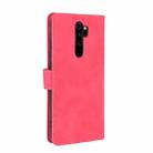 For Xiaomi Redmi Note 8 Pro Solid Color Skin Feel Magnetic Buckle Horizontal Flip Calf Texture PU Leather Case with Holder & Card Slots & Wallet(Rose Red) - 3